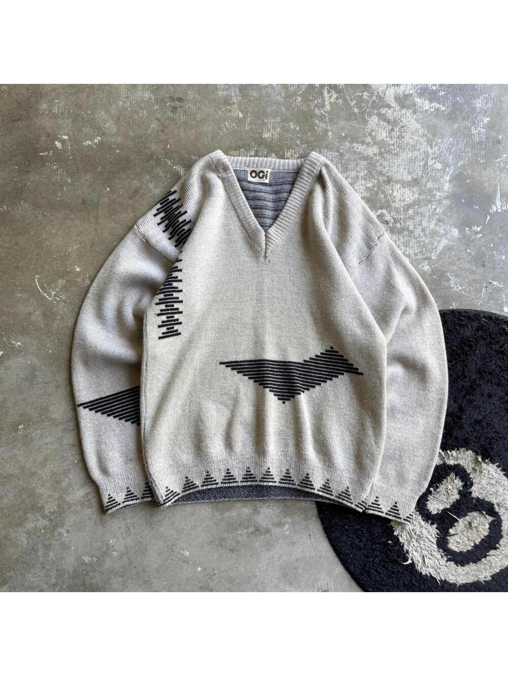Vintage 90s OGI Cream Sweater